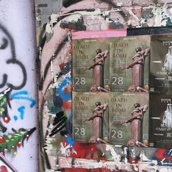 Die letzten Death in Rome Plakate...