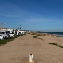 Blick zum anderen Campingplatz daneben