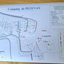 Lageplan des CP mit Zugangscode