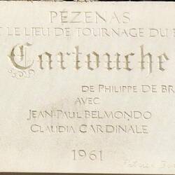 Cartouche mit Jean-Paul Belmondo und Claudia Cardinale von 1961