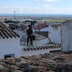 Da steht er, der Quijote de la mancha 😂