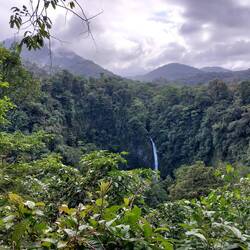 Wasserfall in Sicht
