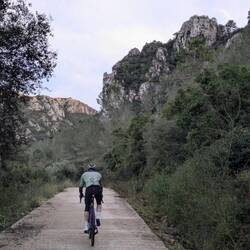 Michel visiting = cycling 🚲