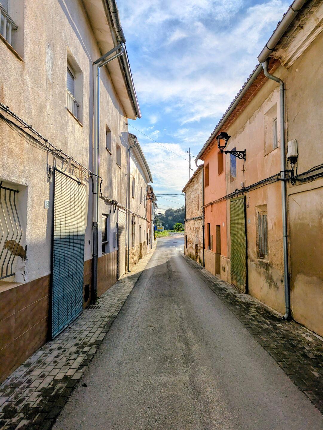 The main and only street of Alboi, our temporary home