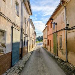 The main and only street of Alboi, our temporary home