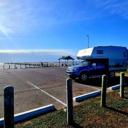 Stellplatz von letzter Nacht