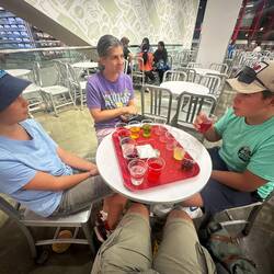 Unser Around the World Tray im Coca Cola Store