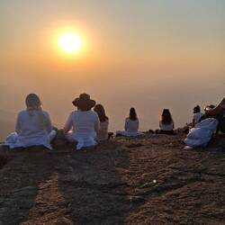 Atardecer en Baba's rock