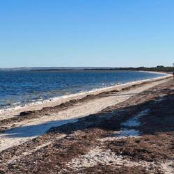 Strand 50m vom Campingplatz entfernt