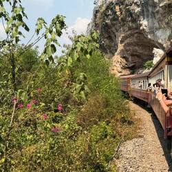 Between rock and river, the feat of building this railway evoked many feelings