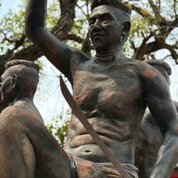 Warrior sculpture