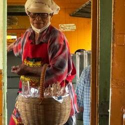 On board catering, Thai railway style. No trolley needed!