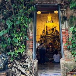 The Nila Manee Buddha Statue at Wat Bang Kung