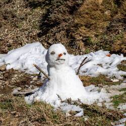 Der letzte Schneemann ⛄️ für dieses Jahr