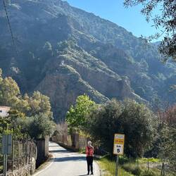 Starting into the barranco