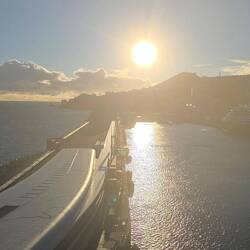 Mein Schiff ist schon weg