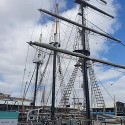 The Spirit. She was berthed at the Viaduct..... lots of memories for Daniel and Kate