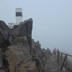 Pico de Arieiro in den Wolken