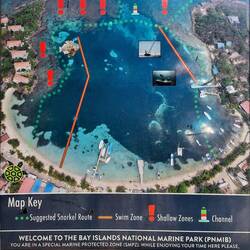 Snorkeling map for Half Moon Bay
