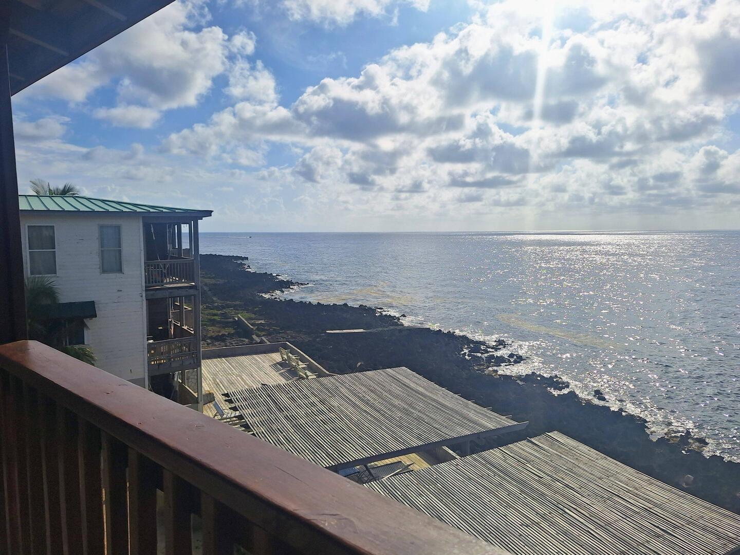 View from our hotel