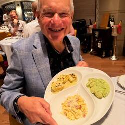 Yes, ONE (parts A,B,C) of MY TWO appetizers