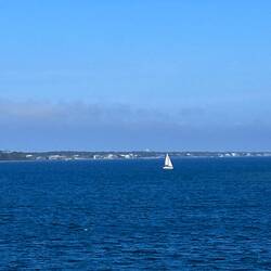 Sailboat in the bay