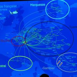 Islands where testing went on an radioactviity exists