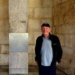 Tom with one of his literary heroes, Fernando Pessoa