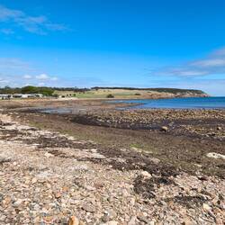 Stokes Bay... Eher steinig....