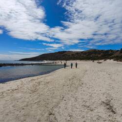 .. weissen Stokes Bay Beach