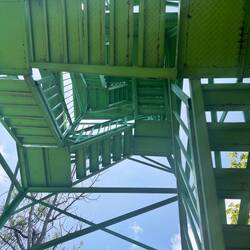 Frank ist rauf, ich natürlich nicht