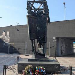 Holocaust memorial; Slovakian Jews didn't fair well in WWII.