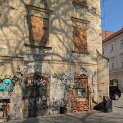 Like we said, some dilapidated buildings still