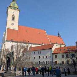 St. Michael's church (with tour group from the boat...ugh).