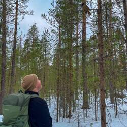 Ein neugieriger Zuschauer