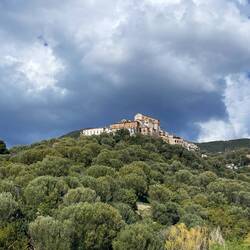 Nach dem Abstieg noch ein letzter Blick auf den schönen Ort