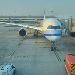 Ankunft in Prag mit China Airline