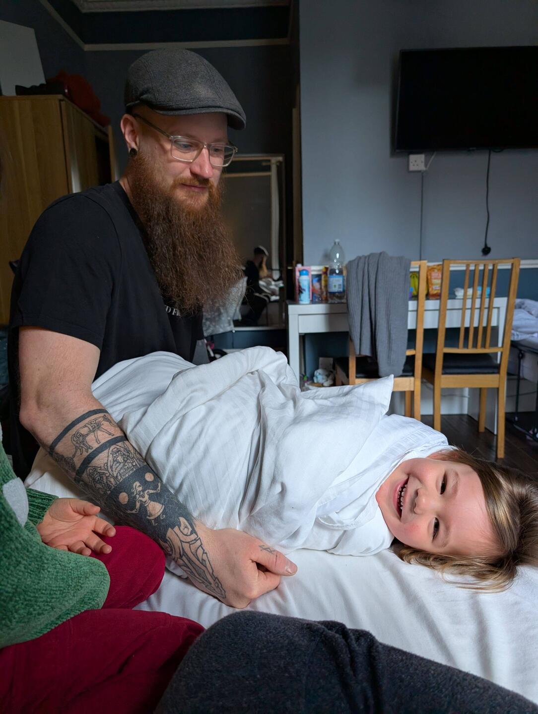 Mo hat das mit dem "Wickeln" falsch verstanden.