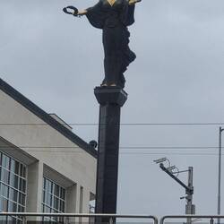 Sofia, the artist wanted her to look like Sophia Loren. People think Sofia was named after her