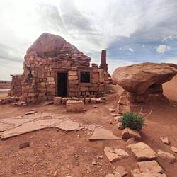 "Cliff Dwellers Stone House"