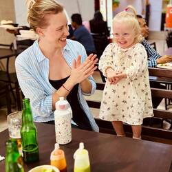 In Vorfreude auf das Essen