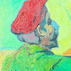 Van Gogh painting Gauguin