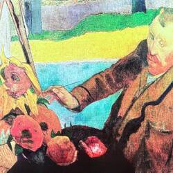 Gauguin Painting of Van Gogh