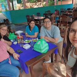 Heute gemeinsames Mittagessen mit dem Team