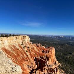 Das südliche Ende des Bryce Canyon