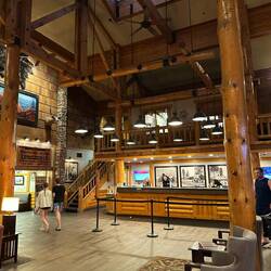 Die Lobby des Ruby's Inn...