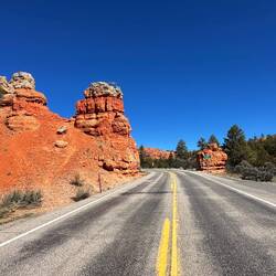 Einfahrt zum Red Canyon