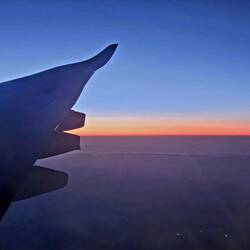 Sonnenaufgang über den Alpen