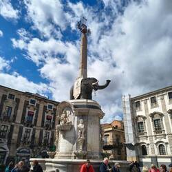 Der Elefantenbrunnen im Centro storico