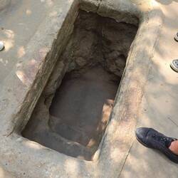Tiny holes into underground tunnels